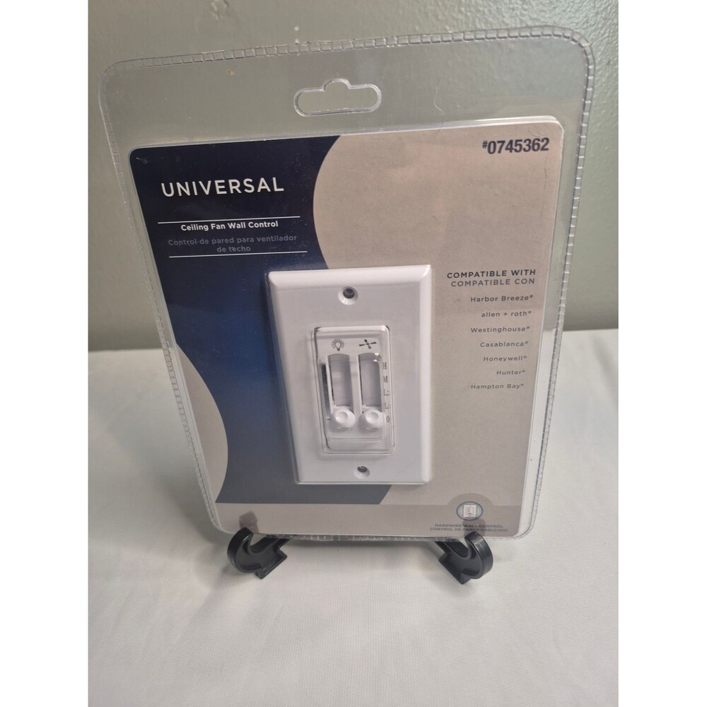 Harbor Breeze Universal Ceiling Fan & Light Wall Control # 0745362